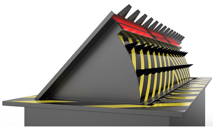 ​Tillämpning av hydrauliska vägblockerare i fordonshantering av gränsöverskridande logistikparker