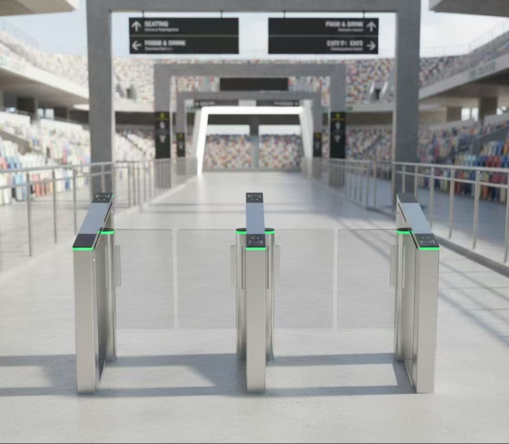 Svängkors som integrerar ansikts- och palmvensigenkänning för pålitlig åtkomstkontroll