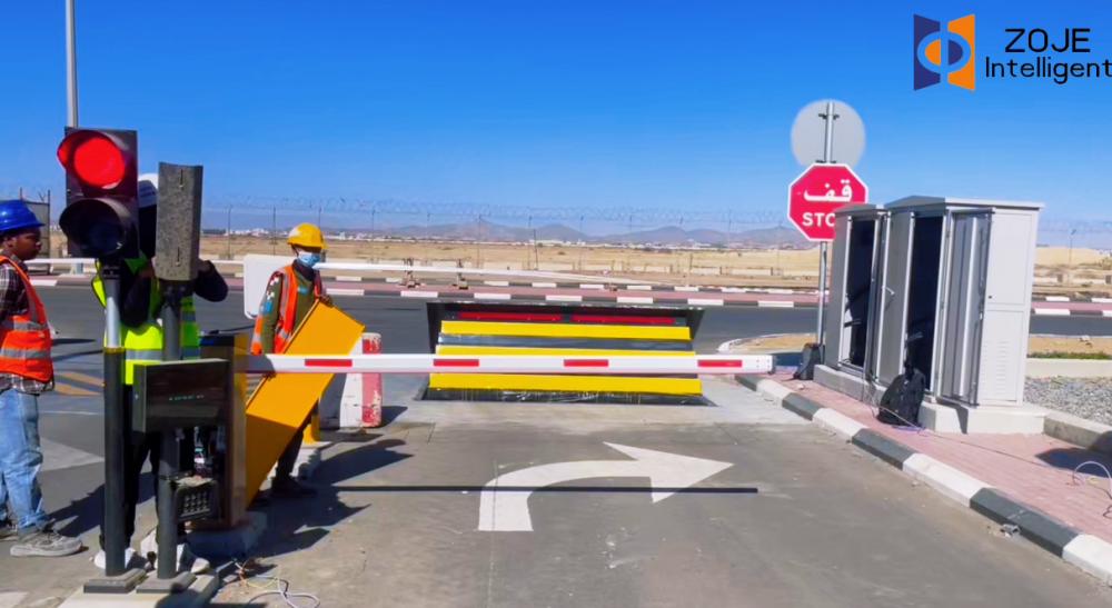 ​ZOJE vägspärr- och barriärsystem i drift i Saudiarabien-projektet