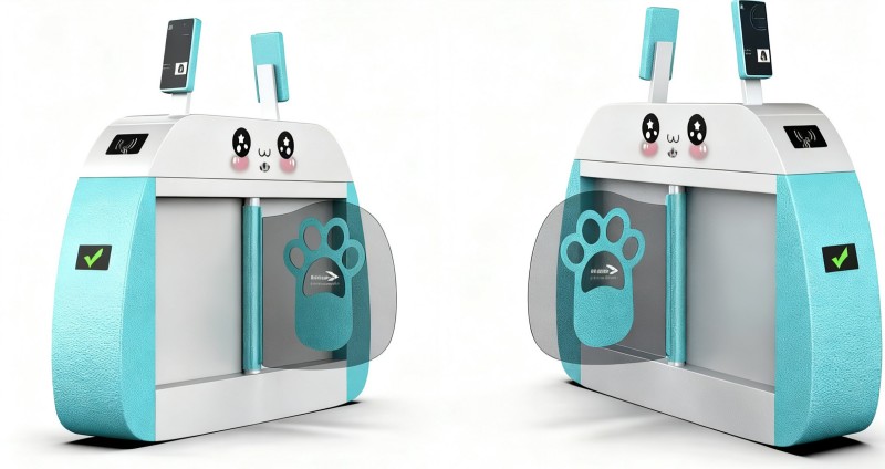 Aluminum Speed Turnstile Gate