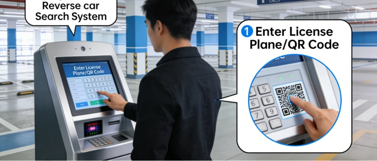 Reverse vehicle search system 